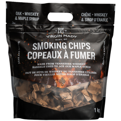Copeaux à fumer, Chêne, Whiskey et sirop d'érable