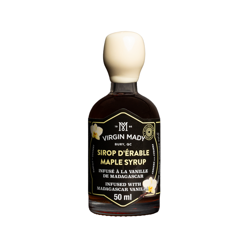 Sirop d'érable infusé à la vanille de madagascar